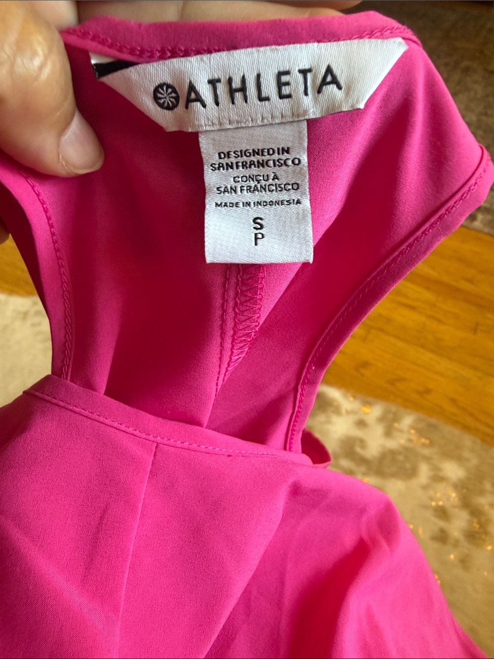 Bright Pink Racerback High-Low Maxi Dress - Picture 3 of 3
